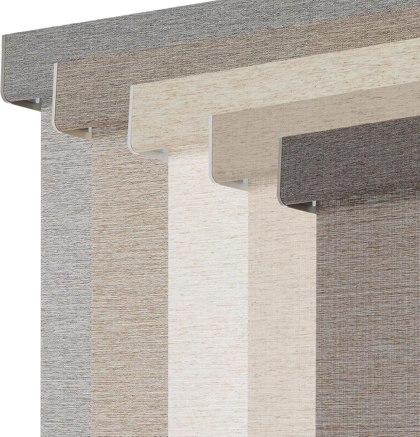 Persilux Light Filtering Roller Shades for Indoor Window Blinds,Cordless,Linen Fabric,Thermal Insulated Fabric UV Protection Shades for Home,Office,Bedroom,Door,Light Filtering-Cream,Custom Size